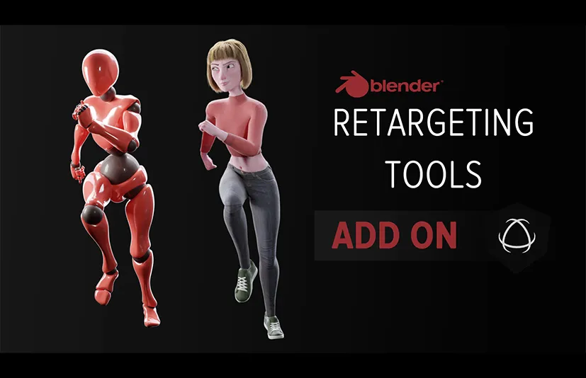 Blender动作捕捉数据导入 - Retargeting Tools 1.2