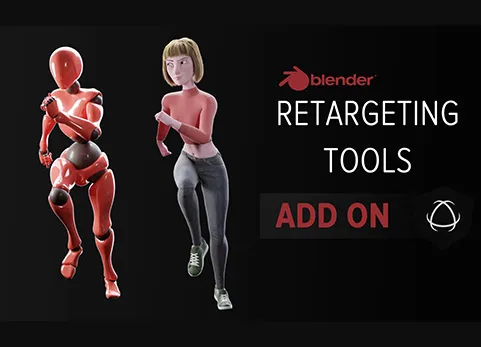 Blender动作捕捉数据导入 - Retargeting Tools 1.2