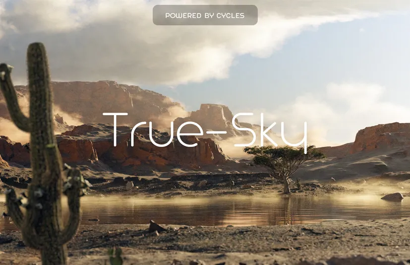 Blender天空模拟插件 - True-Sky v2.2.4
