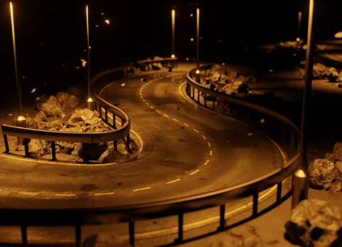 Blender路径生成道路插件 Curves to Roads v2