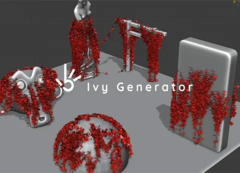 Blender藤蔓生成器 Ivy Generator Setup for Geometrynodes Fields / Blender 3.0