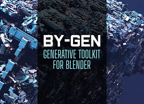 Blender参数程序化抽象模型生成器插件 By-Gen v9.2