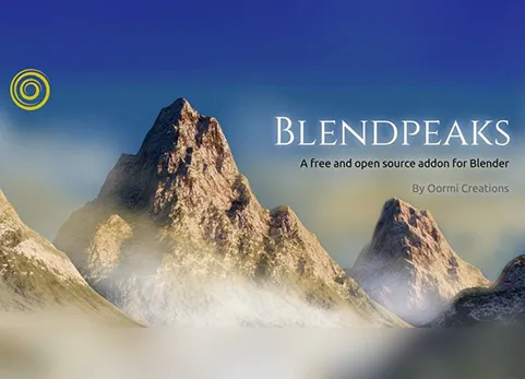 Blender创建山峰插件 - Blendpeaks v0.1.6