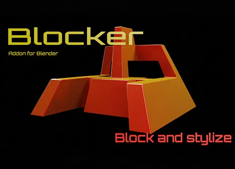 Blender模型约束控制插件 - Blocker v1.7
