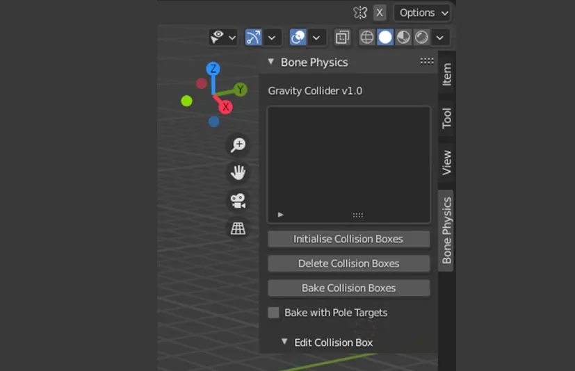 blender重力碰撞插件 Bone Physics v1.0.2