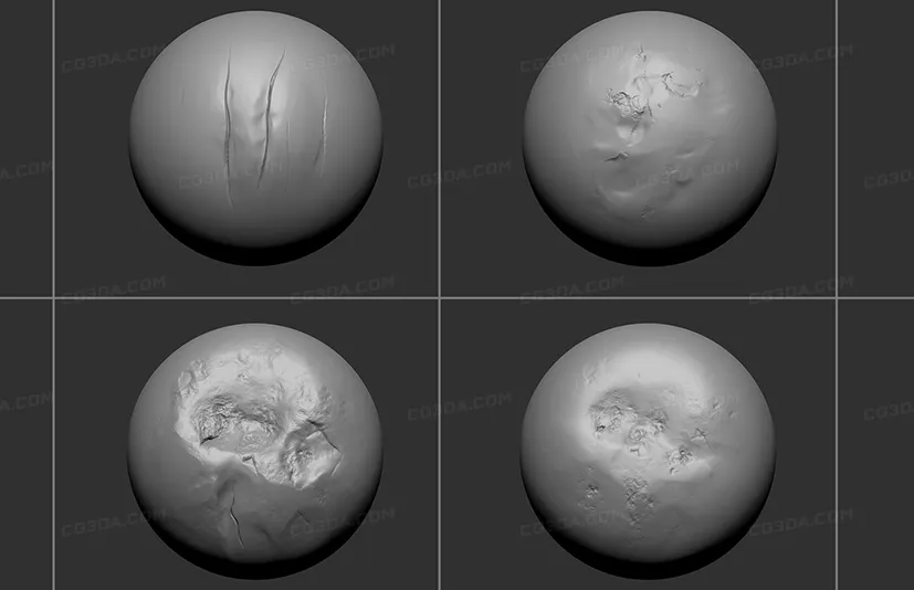 金属划痕破损裂纹-24 MetalCracks_Damages_Scratches+Texturing Tutorial