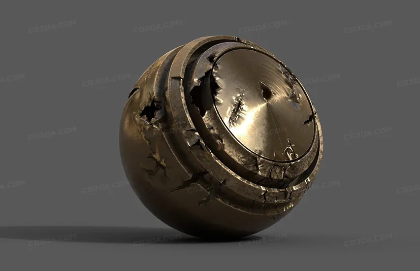 20个金属破损笔刷-20 Metal Damage Stencils VDM Brushes(Pack1)