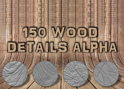 150个木纹-Wood Alpha