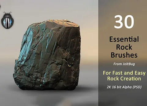 岩石笔刷 - Essential Rock Brushes Vol1