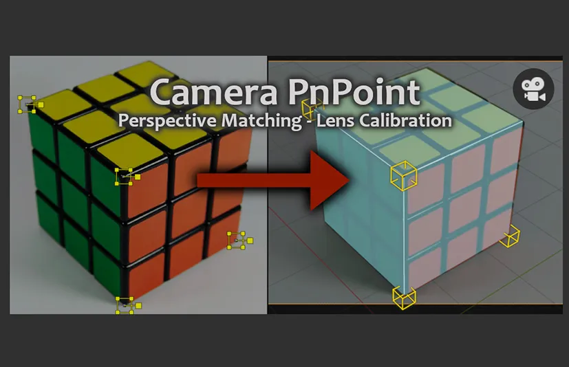 Blender摄像机点投射插件 Camera PnPoint V0.0.5