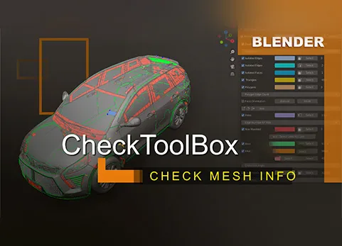 Blender模型检测插件 - CheckToolBox v1.5