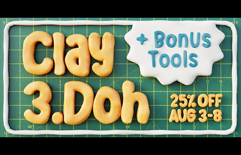 Blender黏土材质生成器 - Clay Doh v4.0
