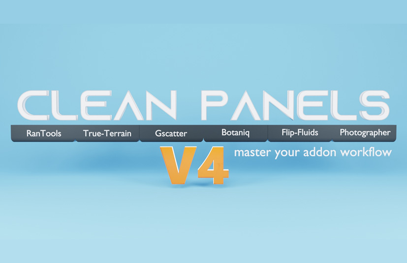Blender插件工作界面管理插件 Clean Panels Pro v7.0.3