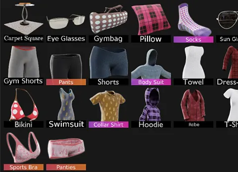Blender衣服布料插件 Cloth Weaver v4.15