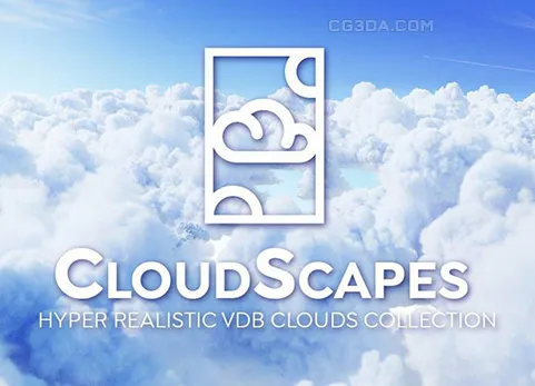 Blender真实VDB体积云（含资产）Cloudscapes – Hyper Realistic Vdb Clouds Collection