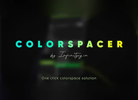 Blender颜色空间管理工具 - Colorspacer v2.2.0