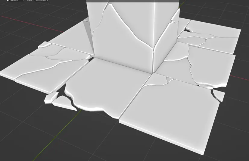 Blender破碎裂纹插件 Cracker v1.7.35