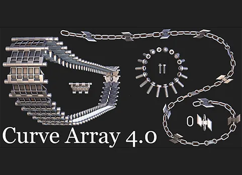 Blender魔力曲线路径阵列工具 - Curvearray + Magiccurve v4.0.2