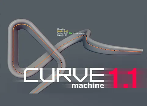Blender拐角曲线节点编辑插件 - Curvemachine v1.3.0