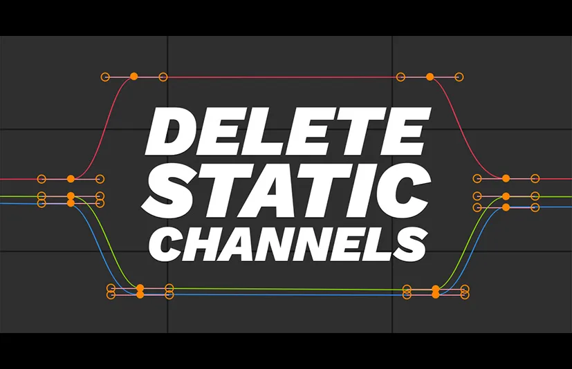 Blender删除静态通道‎ - Delete Static Channels v1.0.4