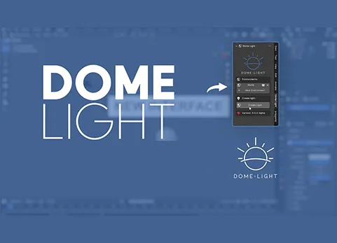 Blender穹顶天空打光渲染工具 - Dome Light v3
