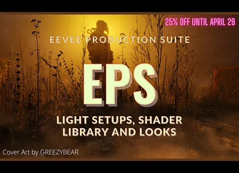 EEVEE场景灯光材质节点预设 Eevee Production Suite