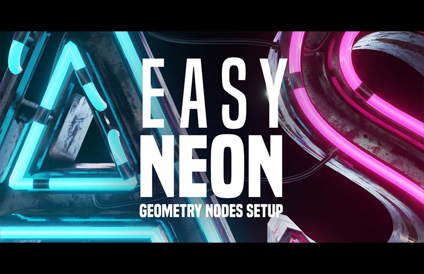 Blender霓虹灯管生成插件 - Easy Neon v1.3