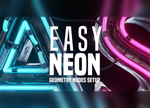 Blender霓虹灯管生成插件 - Easy Neon v1.3