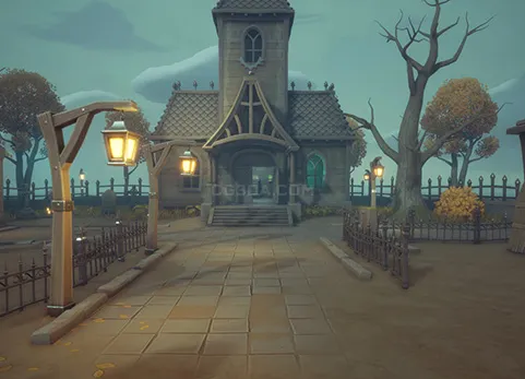 墓地场景-Stylized 