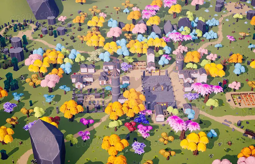 魔幻村庄-Stylized Fantasy Village