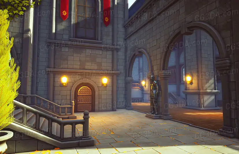 城堡-Stylized castle
