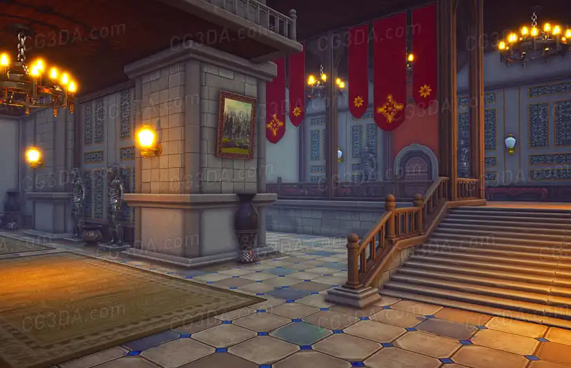 城堡-Stylized castle
