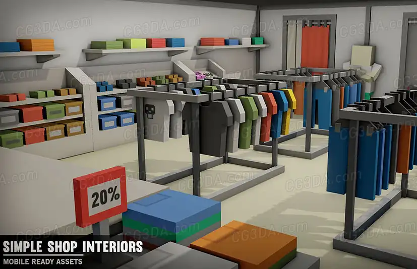 超市/便利店-Simple Shop Interiors