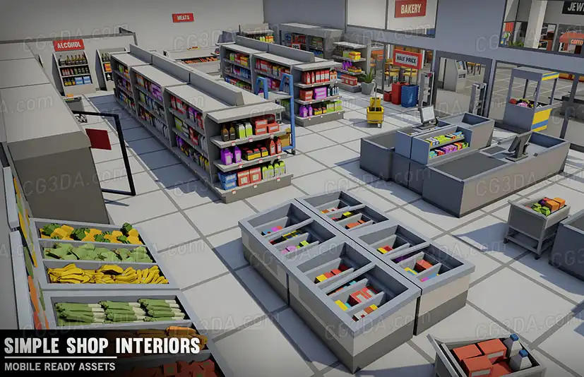 超市/便利店-Simple Shop Interiors