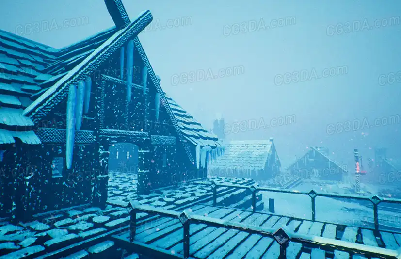 维京遗址-Sharur's Stylized Viking Ruins