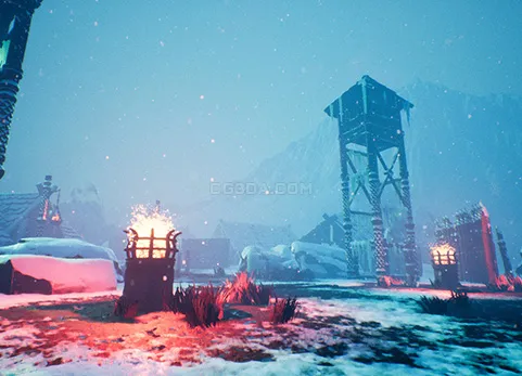 维京遗址-Sharur's Stylized Viking Ruins