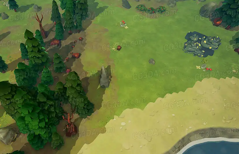 森林-RTS Cartoon Environment