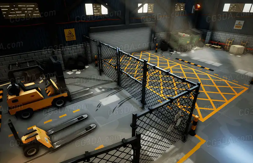 工业仓库-Stylized Warehouse