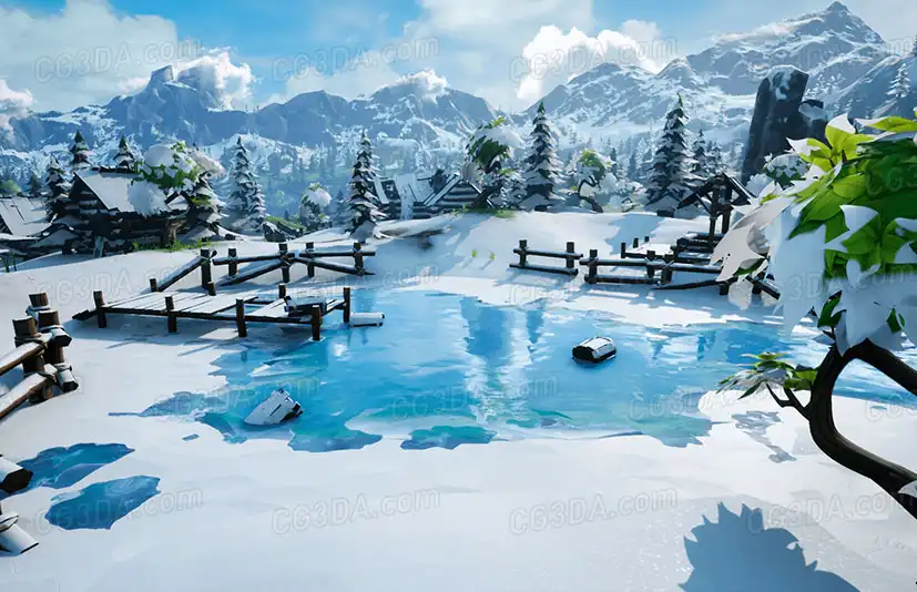 自然村庄-Stylized Village