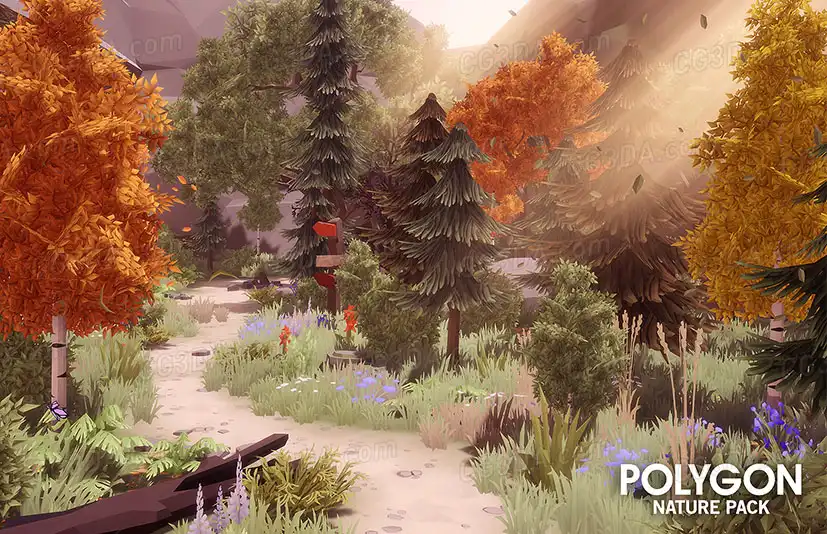 自然森林-POLYGON - Nature Pack