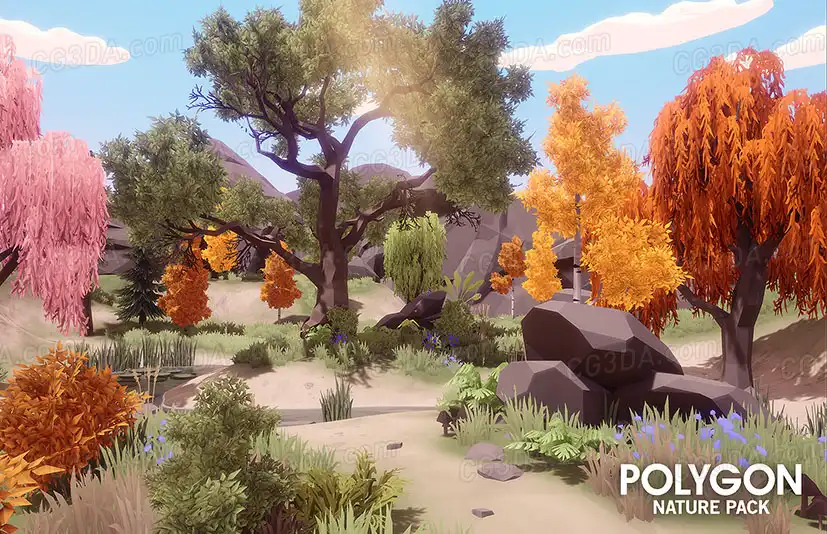 自然森林-POLYGON - Nature Pack