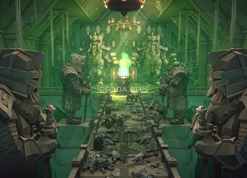 矮人王国-POLYGON - Dungeon Realms
