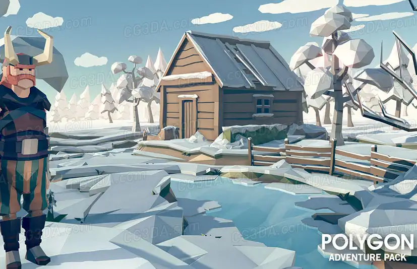 中世纪维京城镇-POLYGON Adventure Pack