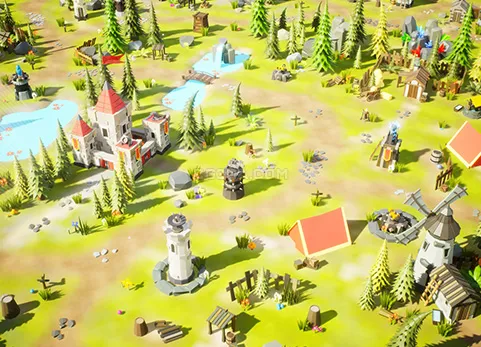 塔防关卡-Low Poly Tower Defense