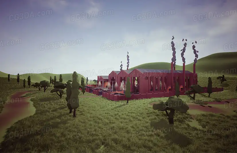 军事/坦克仓库Olbert's Low Poly: Industrial