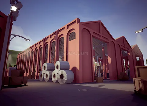军事/坦克仓库Olbert's Low Poly: Industrial