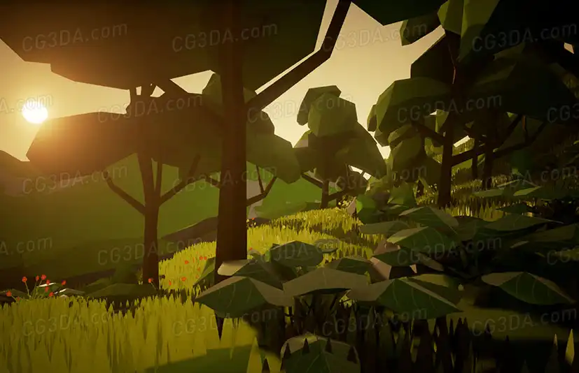 森林树木-Olbert's Low Poly: Forest