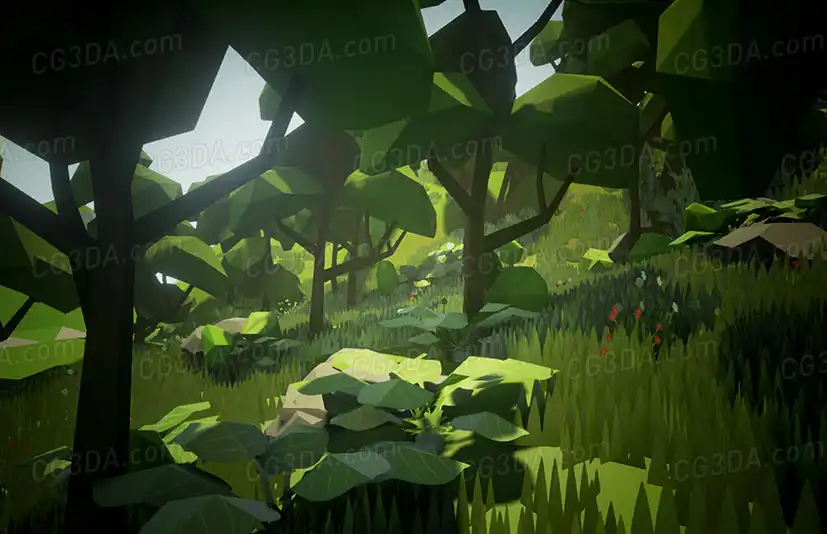 森林树木-Olbert's Low Poly: Forest
