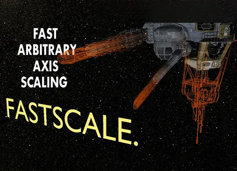 Blender任意轴缩放拉伸插件 - Fastscale v1.1