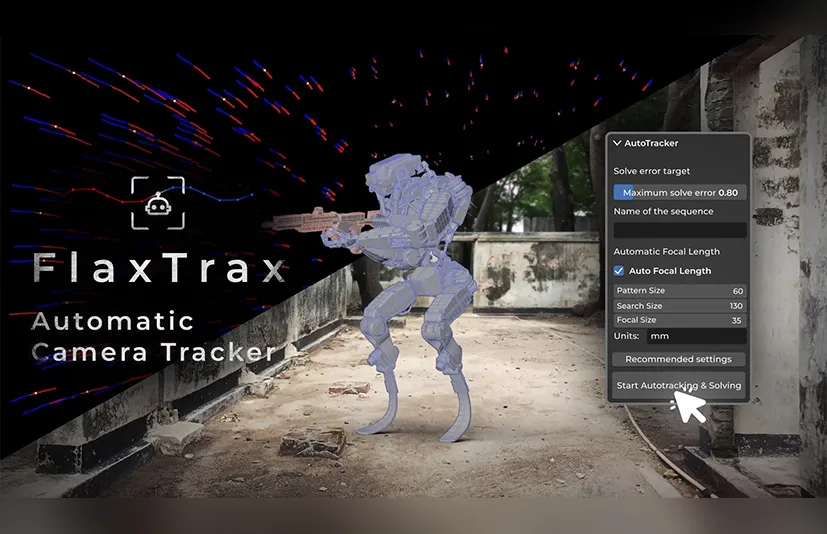 Blender自动相机跟踪插件 - FlaxTrax v1.7.1